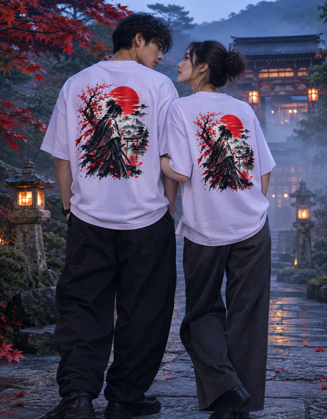 Silent Strength — Samurai Oversized T-Shirt
