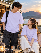 A Love Worth Holding — Blue Flower Oversized T-Shirt