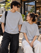 A Love Worth Holding — Blue Flower Oversized T-Shirt