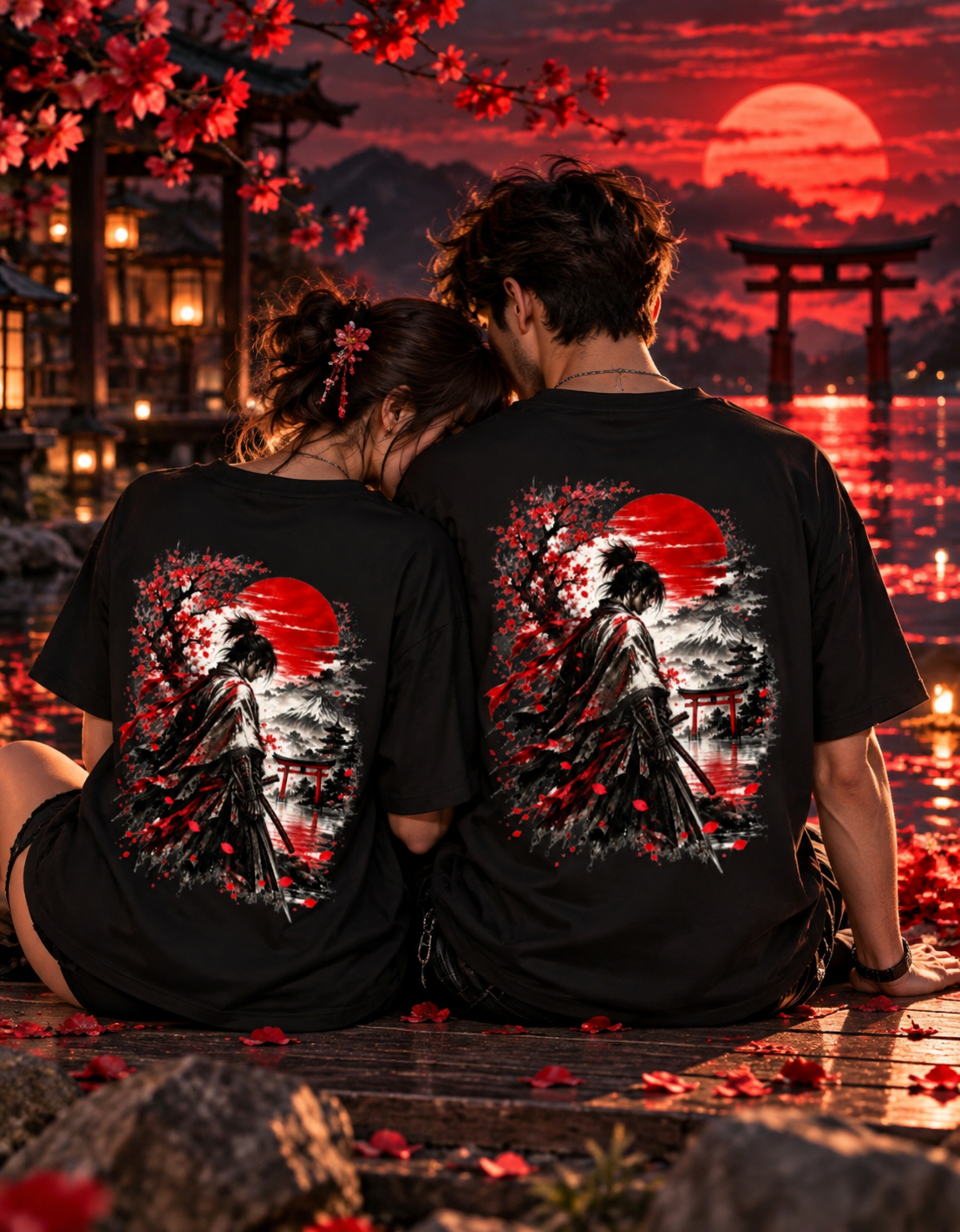Silent Strength — Samurai Oversized T-Shirt