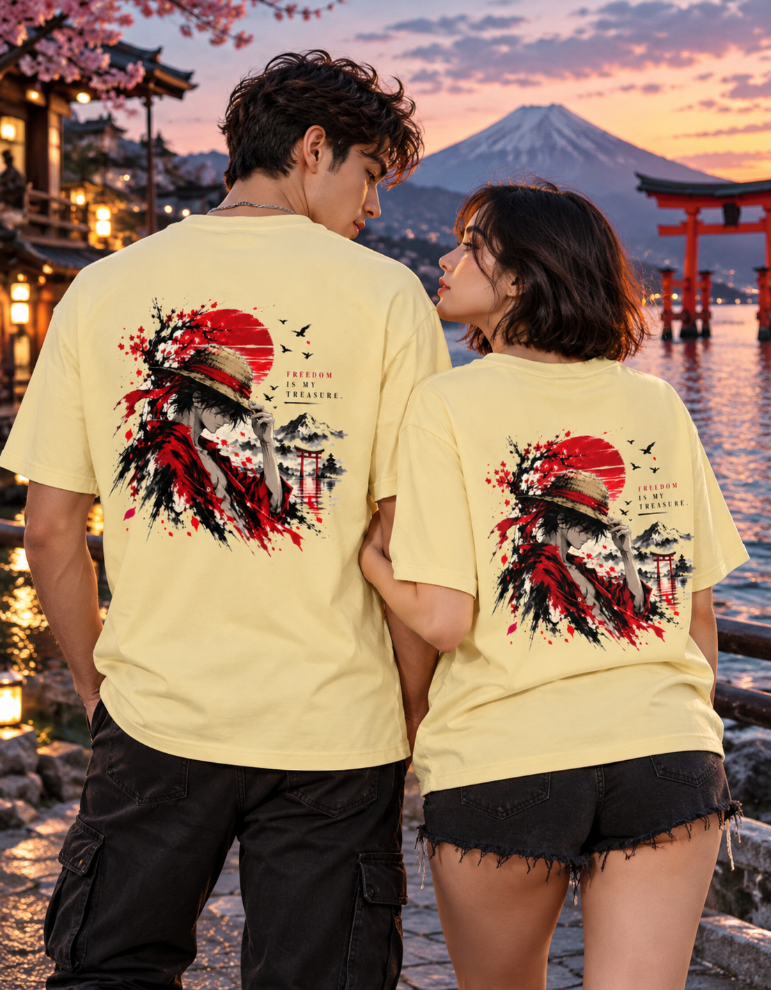 Freedom Is My Treasure — Oversized Statement T-Shirt
