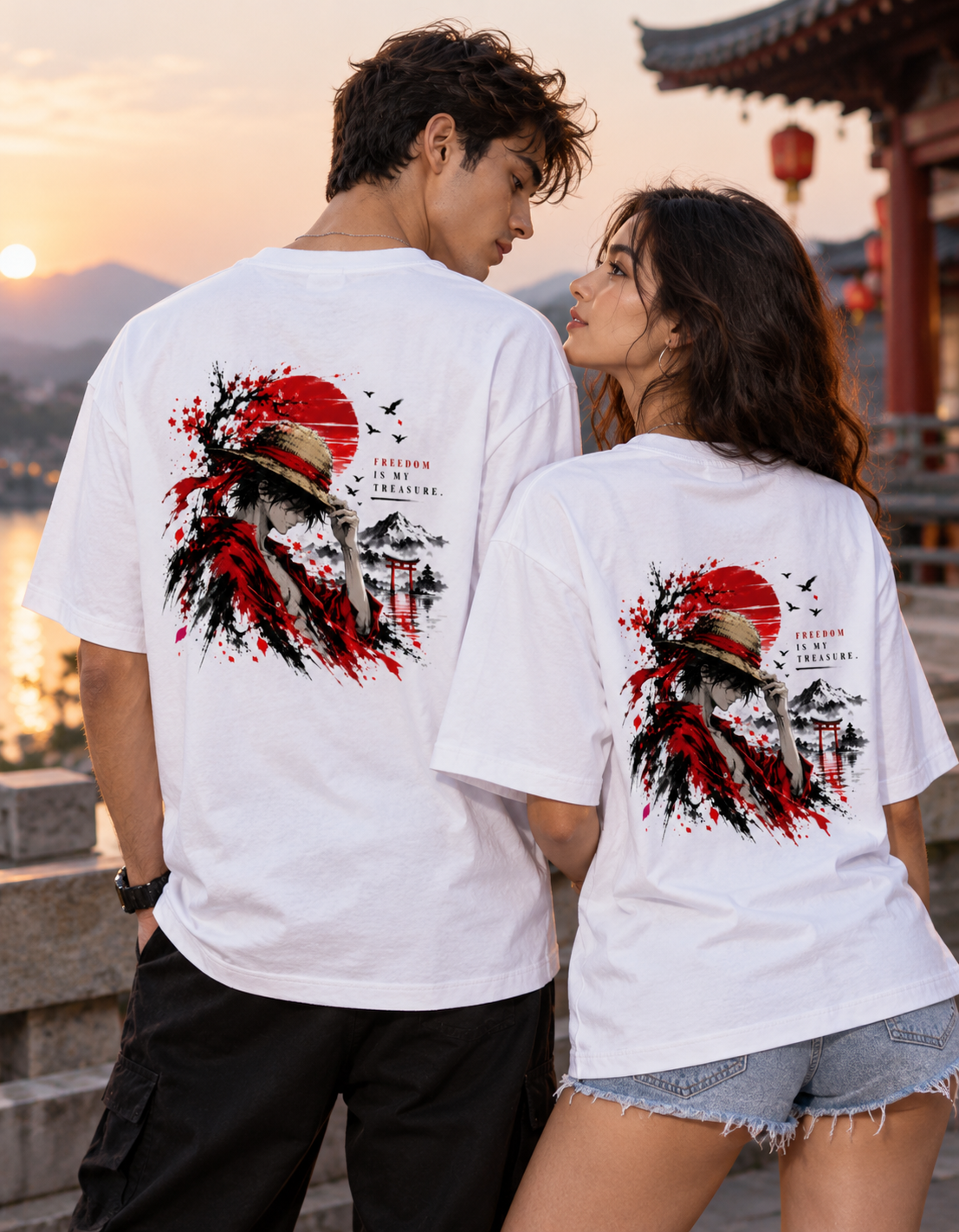 Freedom Is My Treasure — Oversized Statement T-Shirt