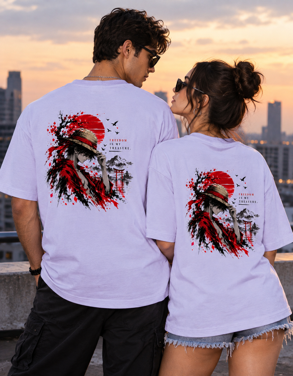 Freedom Is My Treasure — Oversized Statement T-Shirt
