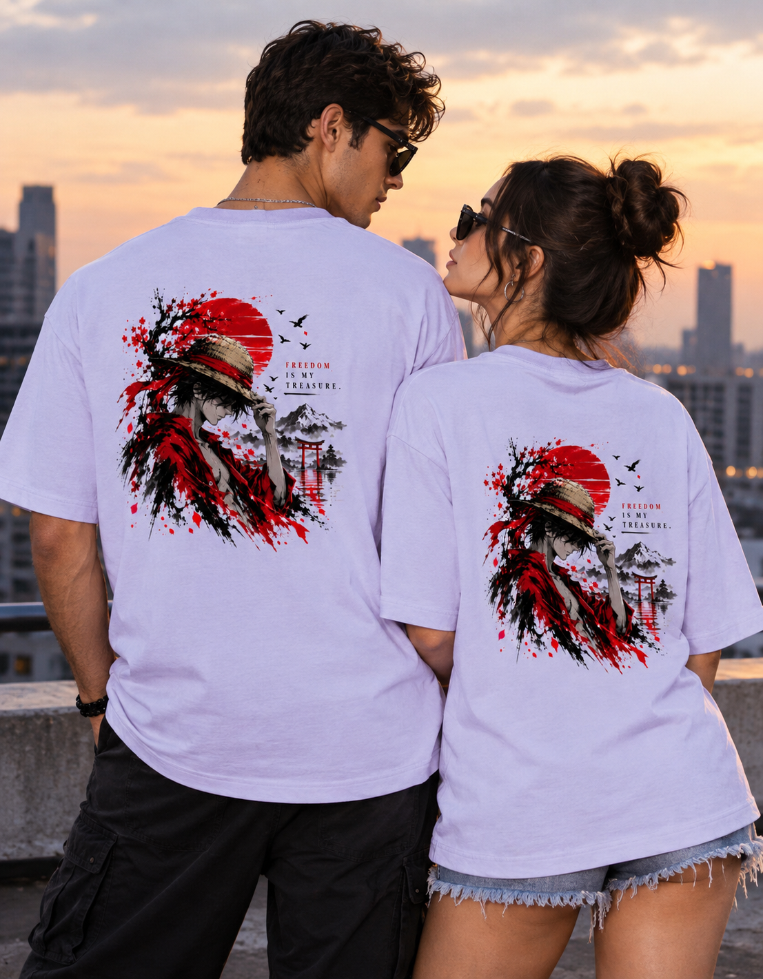 Freedom Is My Treasure — Oversized Statement T-Shirt