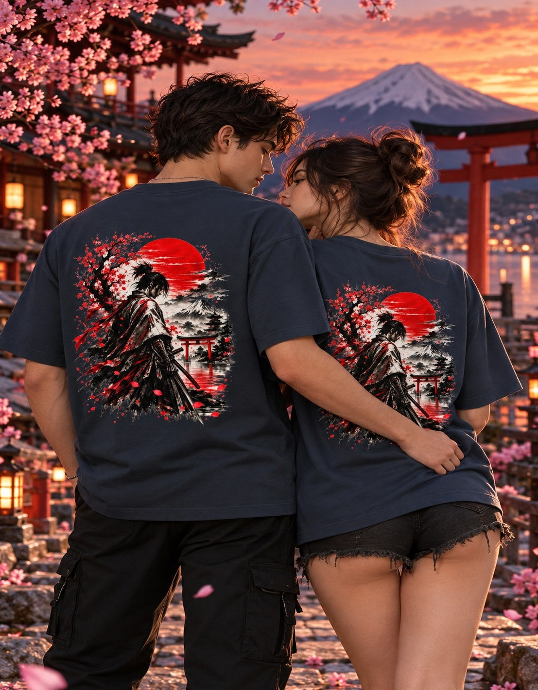 Silent Strength — Samurai Oversized T-Shirt