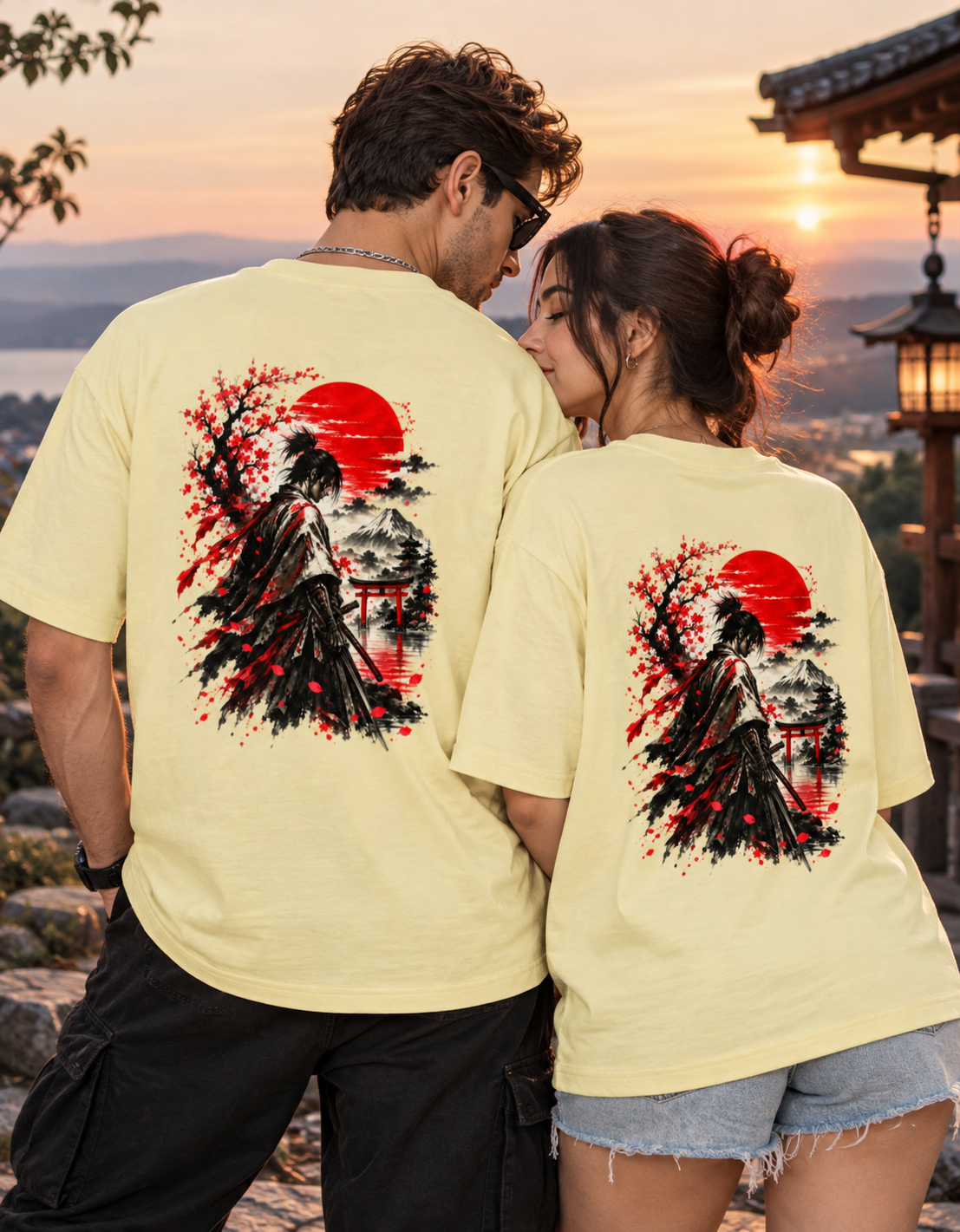 Silent Strength — Samurai Oversized T-Shirt