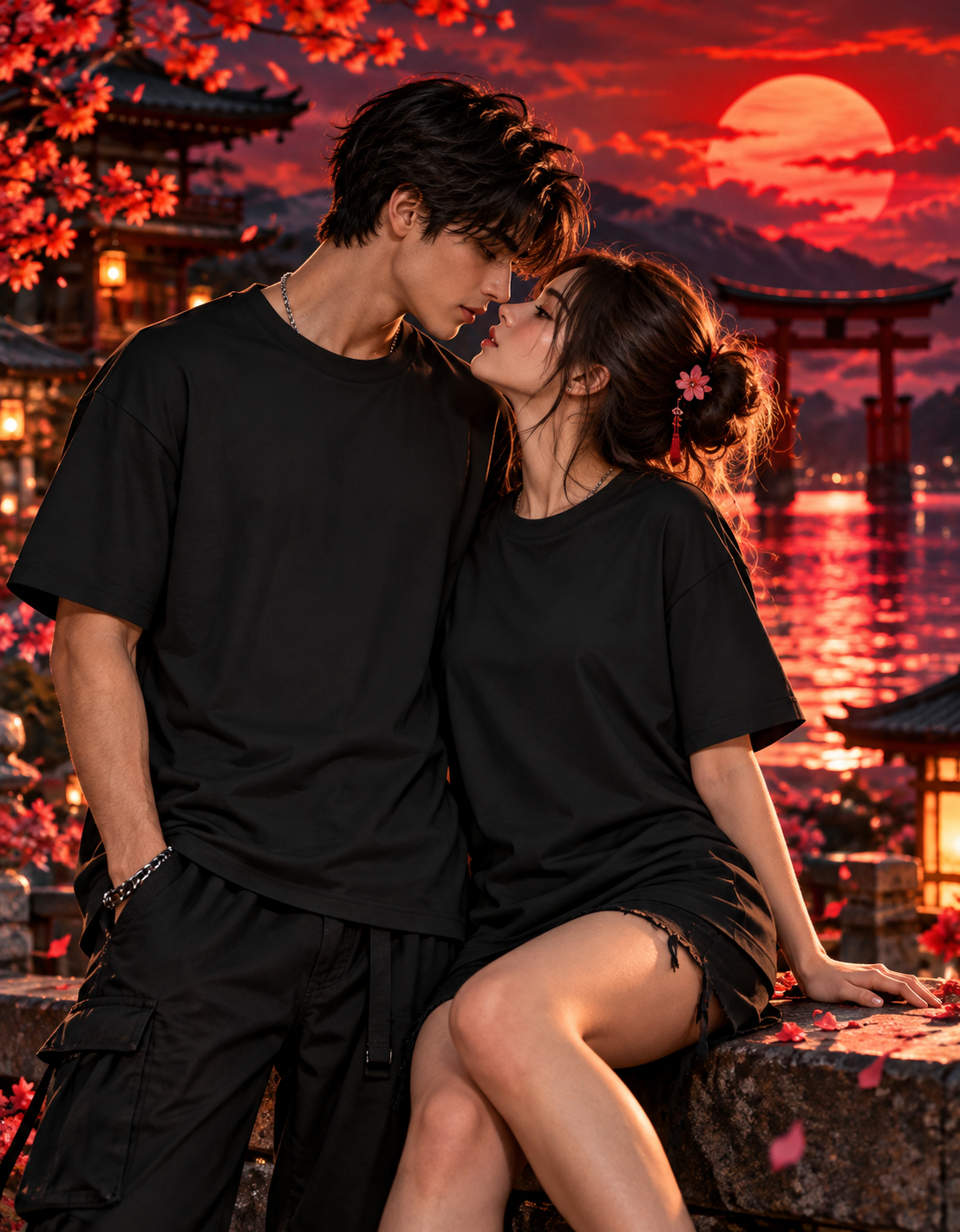 Silent Strength — Samurai Oversized T-Shirt