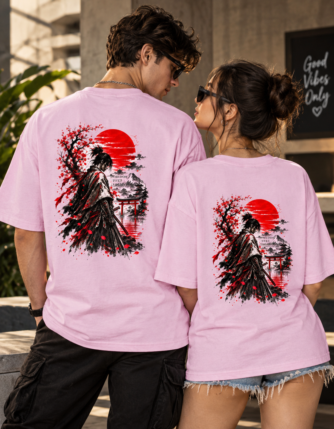 Silent Strength — Samurai Oversized T-Shirt