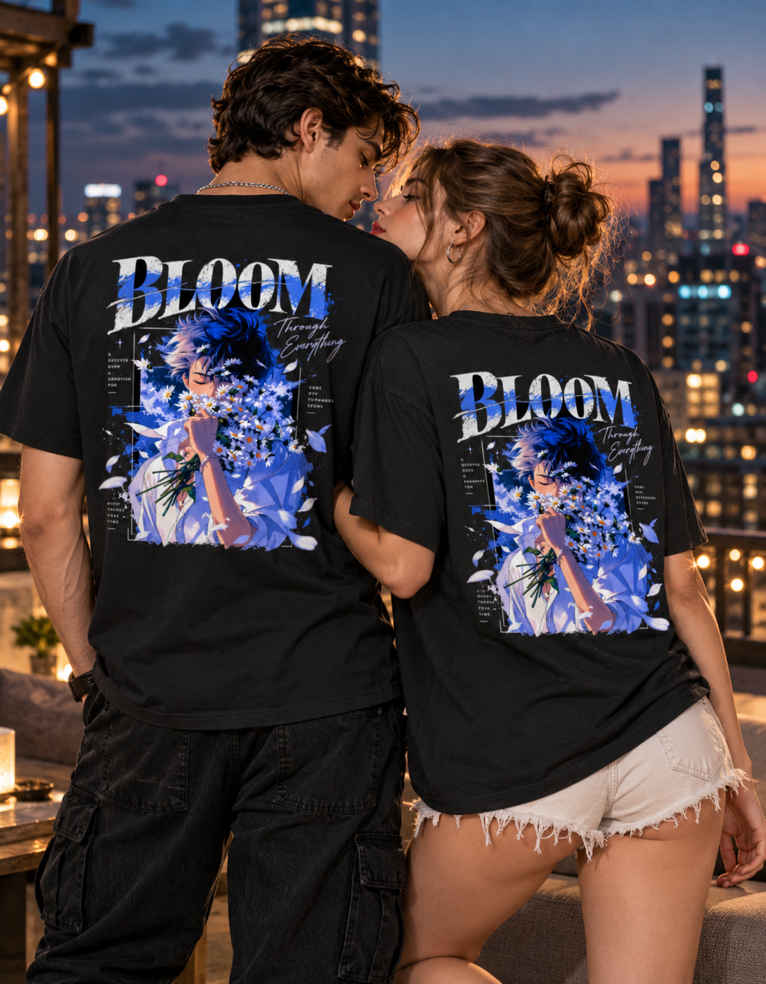 Bloom Through Everything — Oversized Graphic T-Shirt