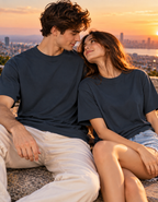 Some People Feel Like Starlight™ — Oversized Couple T-Shirt