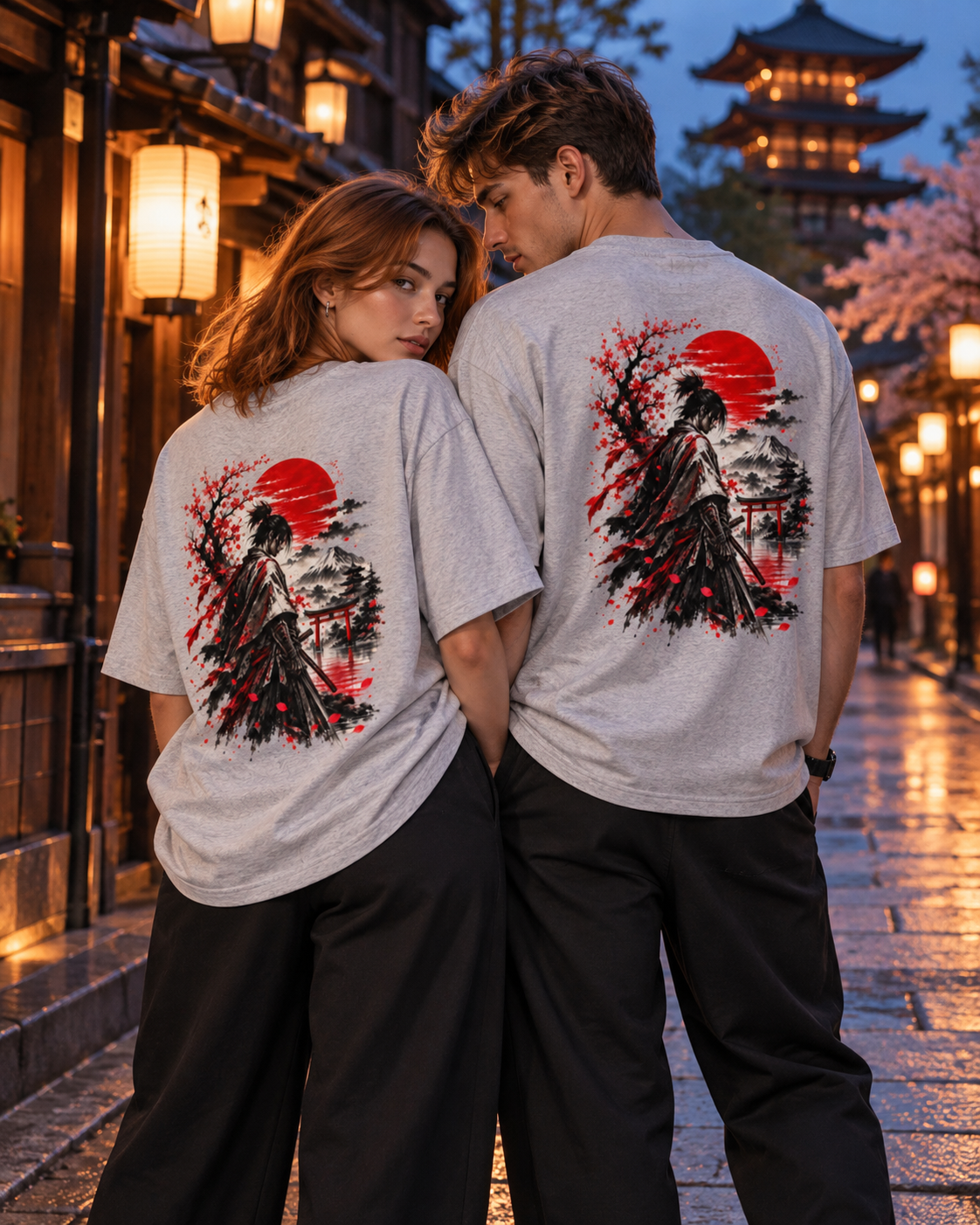 Silent Strength — Samurai Oversized T-Shirt